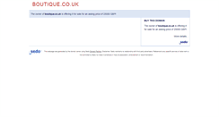 Desktop Screenshot of boutique.co.uk