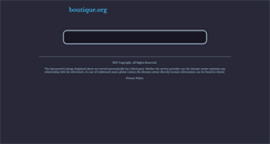Desktop Screenshot of boutique.org
