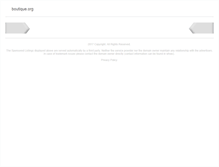 Tablet Screenshot of boutique.org